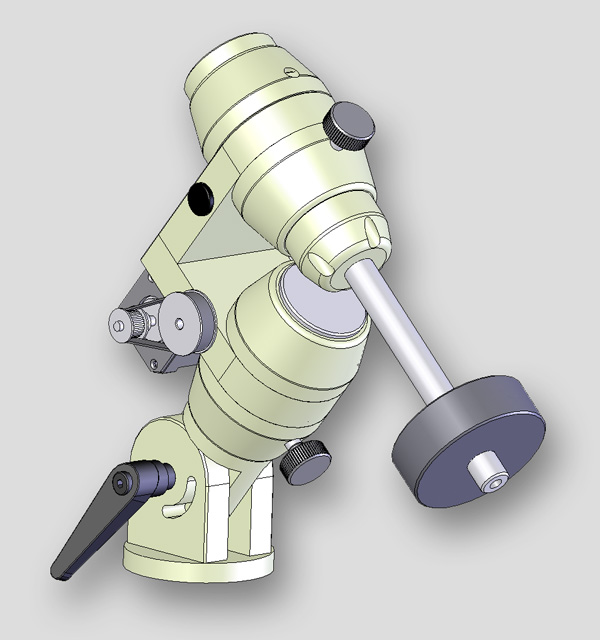 Axis instruments - la monture quatoriale F.light en projet