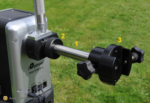 Axis instruments : kit pour fixation d'un second tube optique sur le Handiscope